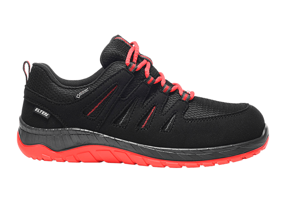 Zij aanzicht Elten MADDOX GTX W black-red Low ESD S3S CI