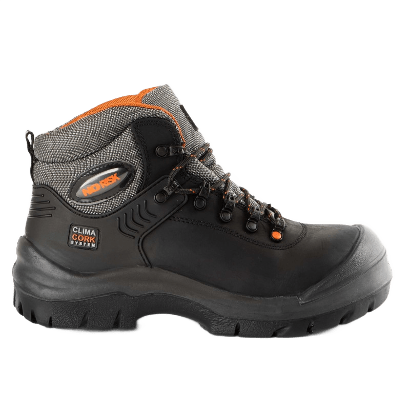 Right side view No Risk Blackrock High safety shoe