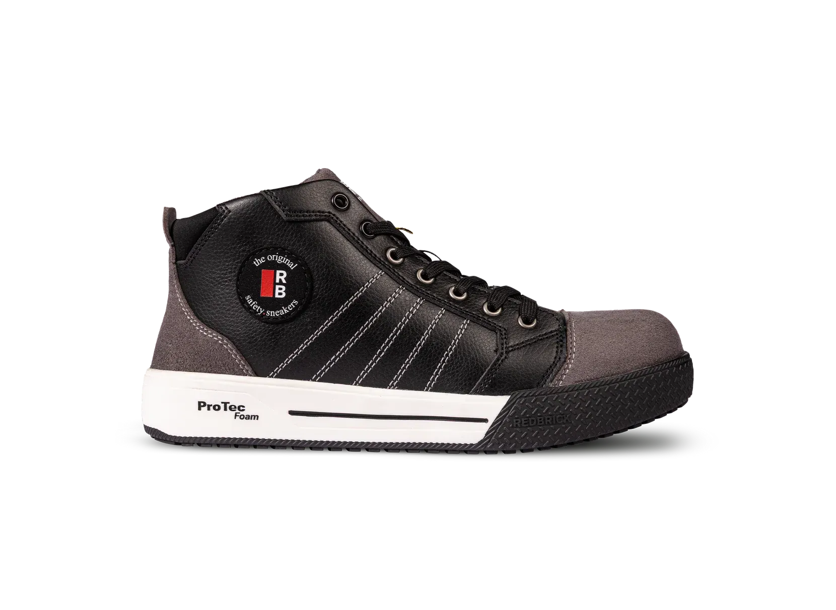 Prawy widok boczny buta ochronnego Redbrick Dunk High