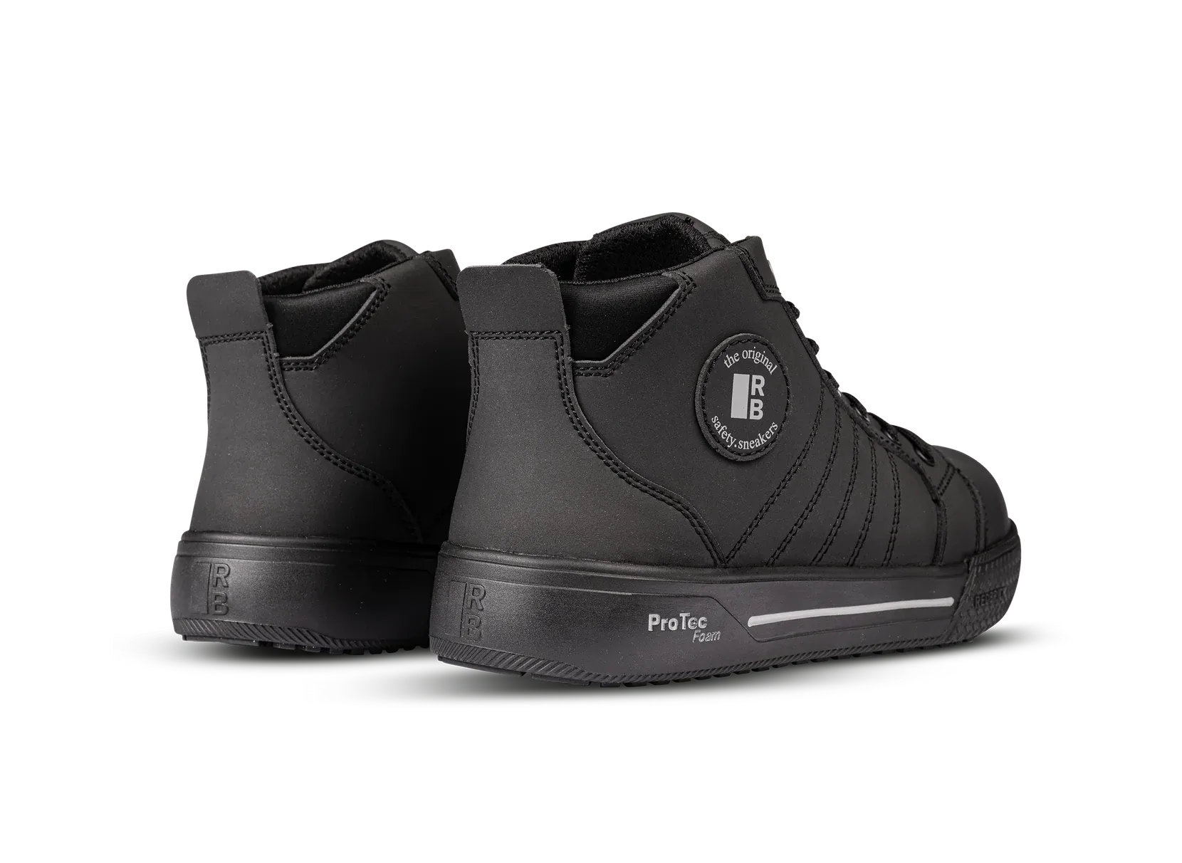 Back view of a pair of Red Brick Beater High