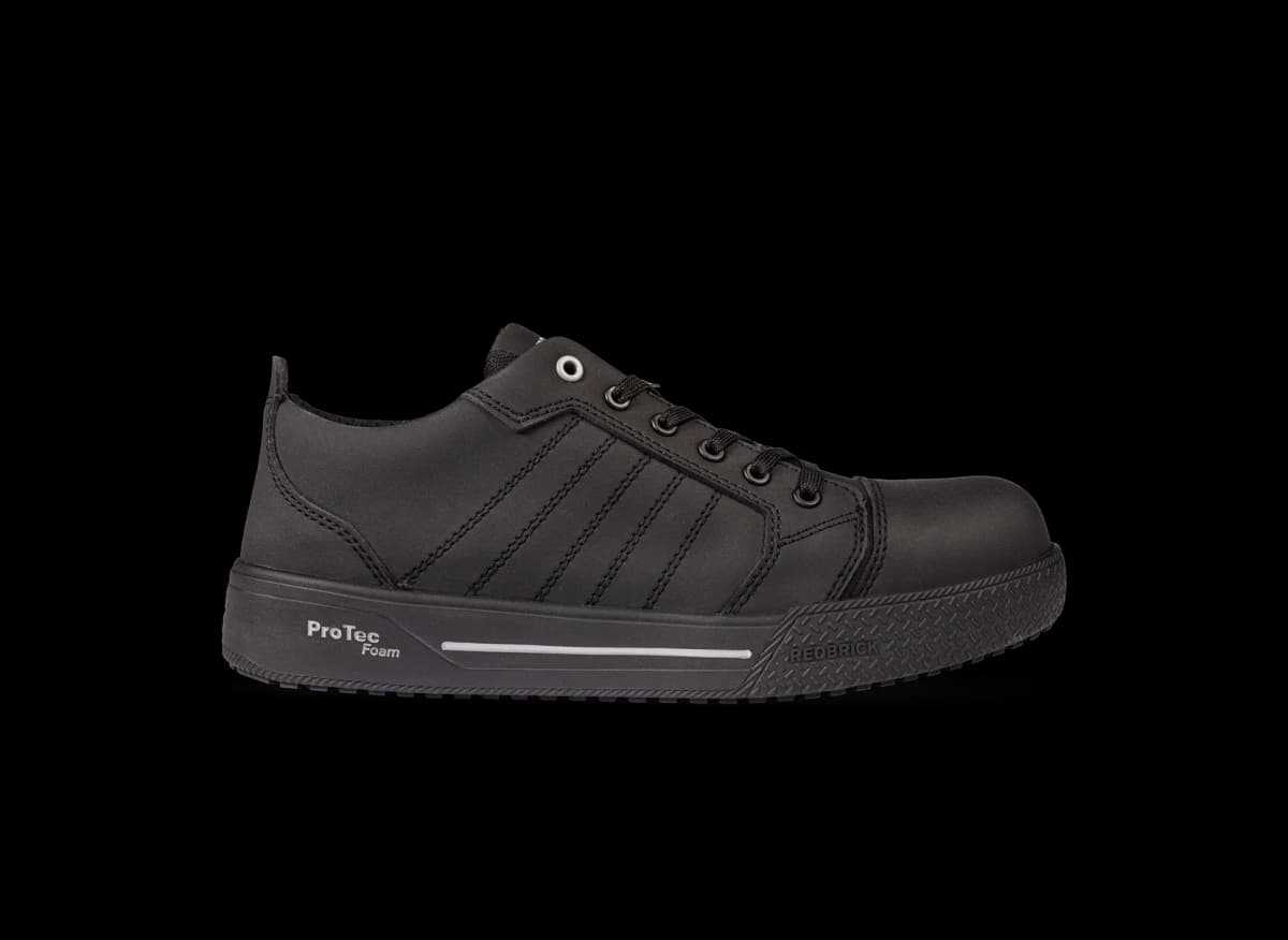 Rechte Seitenansicht des Redbrick Beater Low Sicherheitsschuhs