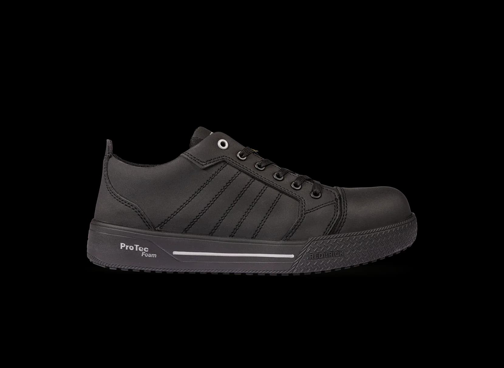 Right side view of Redbrick Beater Low work shoe