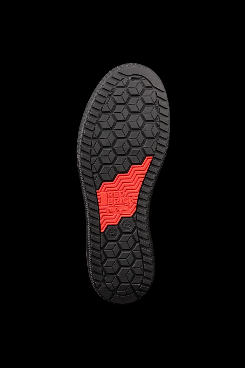 Zoolaanzicht Redbrick Beater Low werkschoen