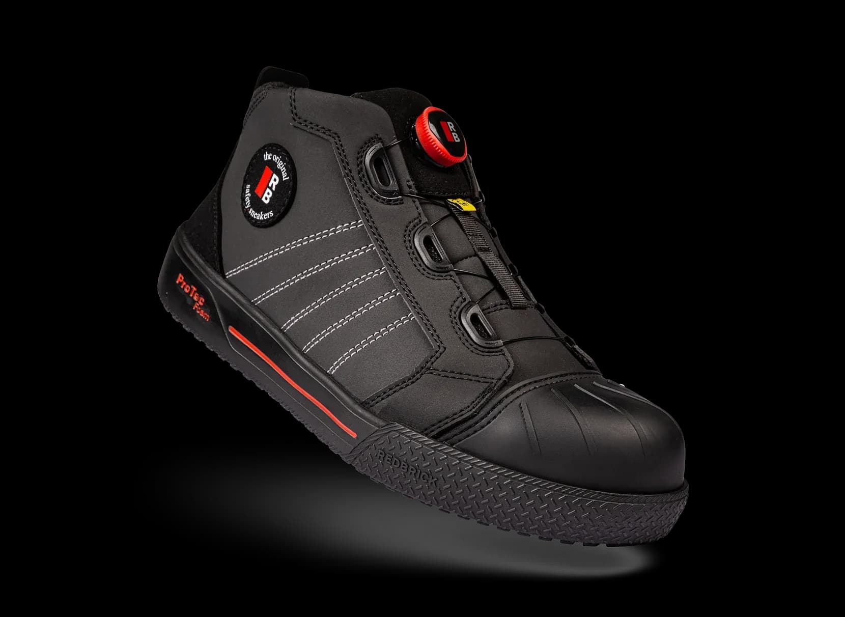 Schwebender Redbrick Sprint Sicherheitsschuh