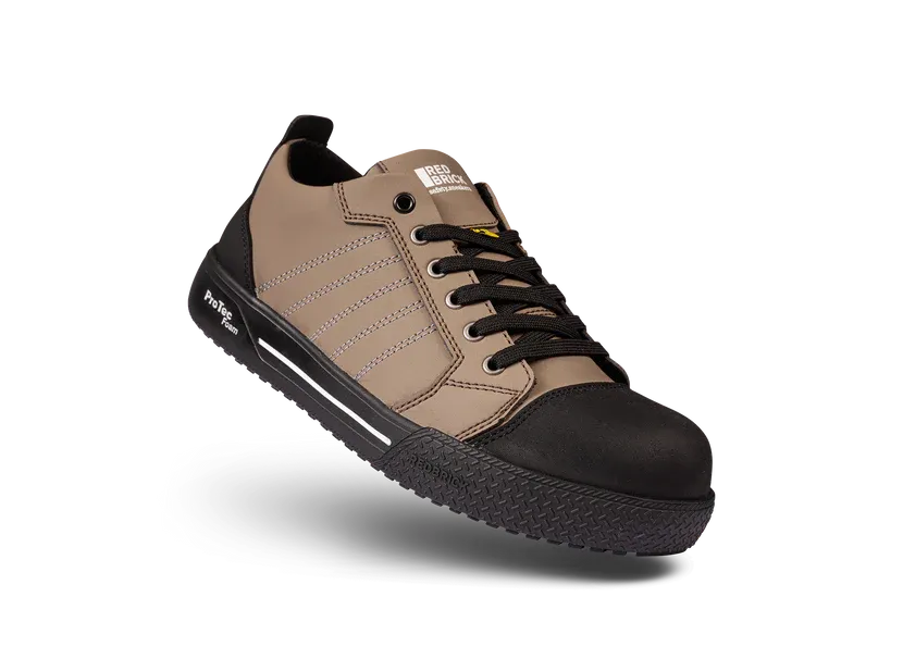 Zwevende Redbrick Jump Low Werkschoen