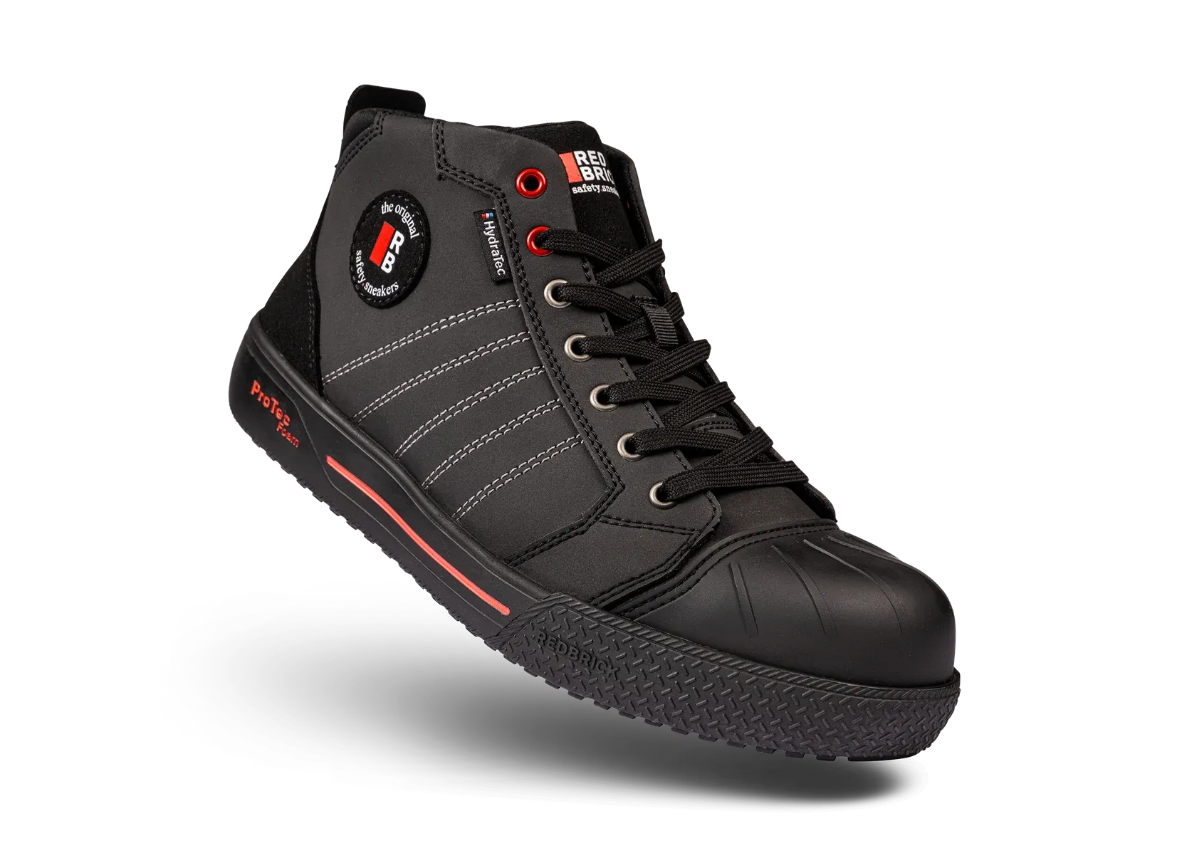 Floating Redbrick Splash work shoe