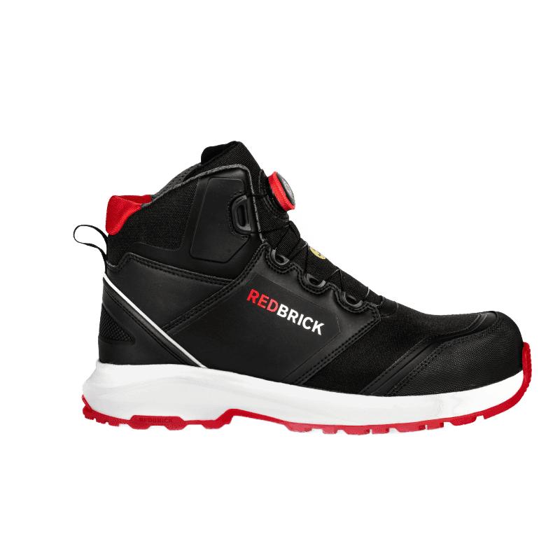 Redbrick Pulse Speed Lace High - Zwart/Rood