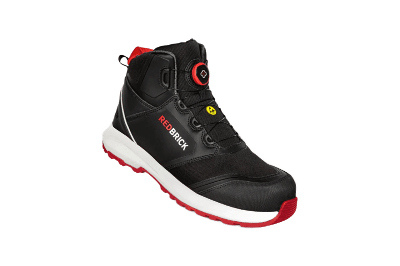 Redbrick Pulse Speed Lace High - Zwart/Rood