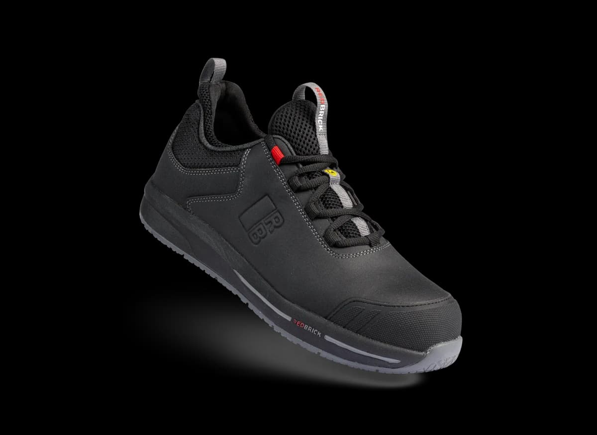 Schwebender Redbrick Motion Low Sicherheitsschuh