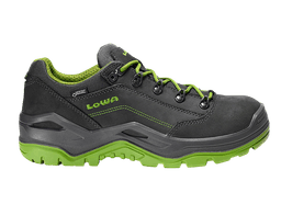 Zij aanzicht LOWA RENEGADE Work GTX green Lo S3 CI
