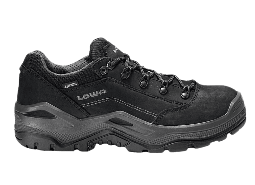 Widok z boku LOWA RENEGADE Work GTX czarny Lo S3 CI