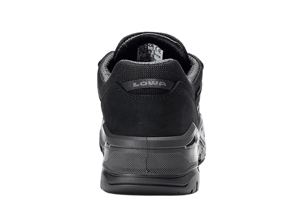 Achter aanzicht LOWA RENEGADE Work GTX black Lo S3 CI