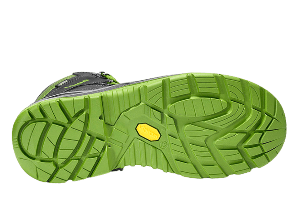 Sohlenansicht RENEGADE Work GTX grün Mid S3S CI