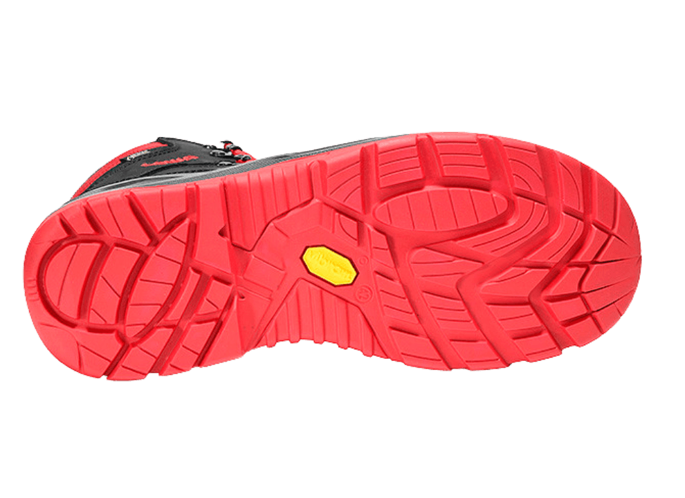 widok podeszwy RENEGADE Work GTX czerwony Mid S3S CI