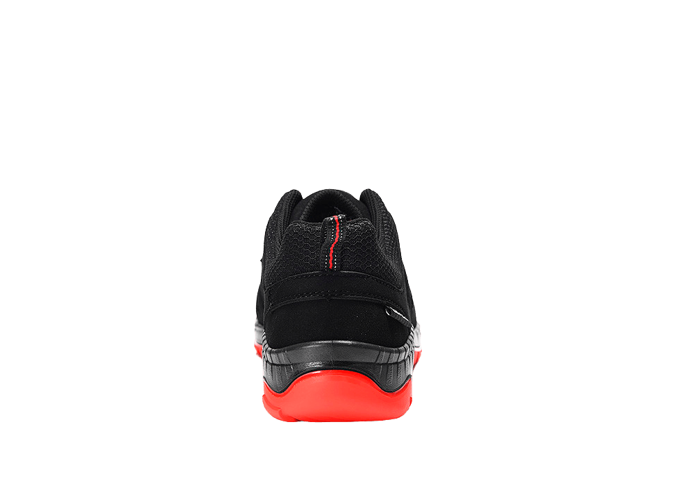 Achter aanzicht MADDOX BOA black-red Low ESD S3S
