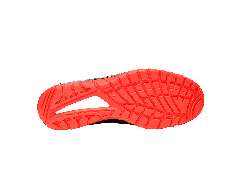 Zool aanzicht MADDOX BOA black-red Low ESD S3S
