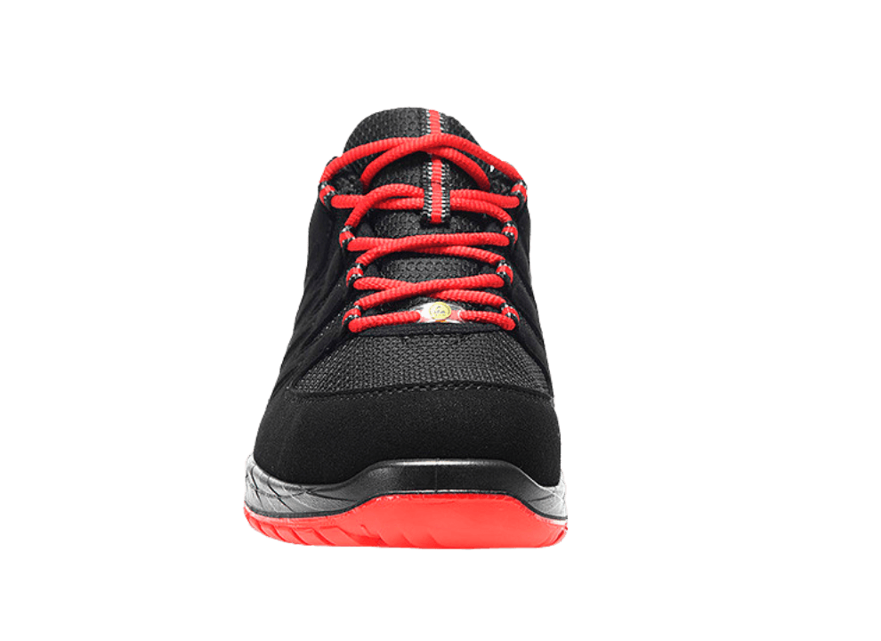 Voor aanzicht Elten S3S MADDOX black-red Low ESD GTX