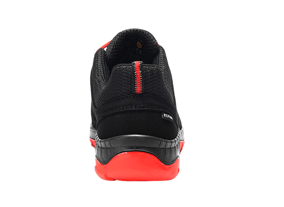 Rear view Elten S3S MADDOX black-red Low ESD GTX