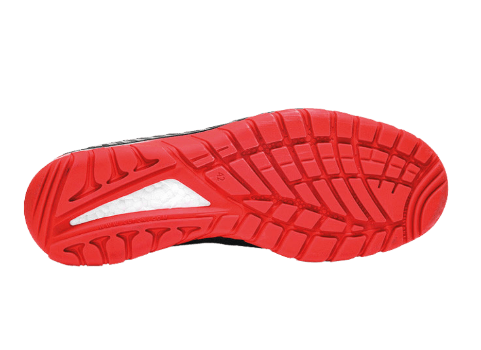 Sohle Ansicht Elten S3S MADDOX schwarz-rot Niedrig ESD GTX