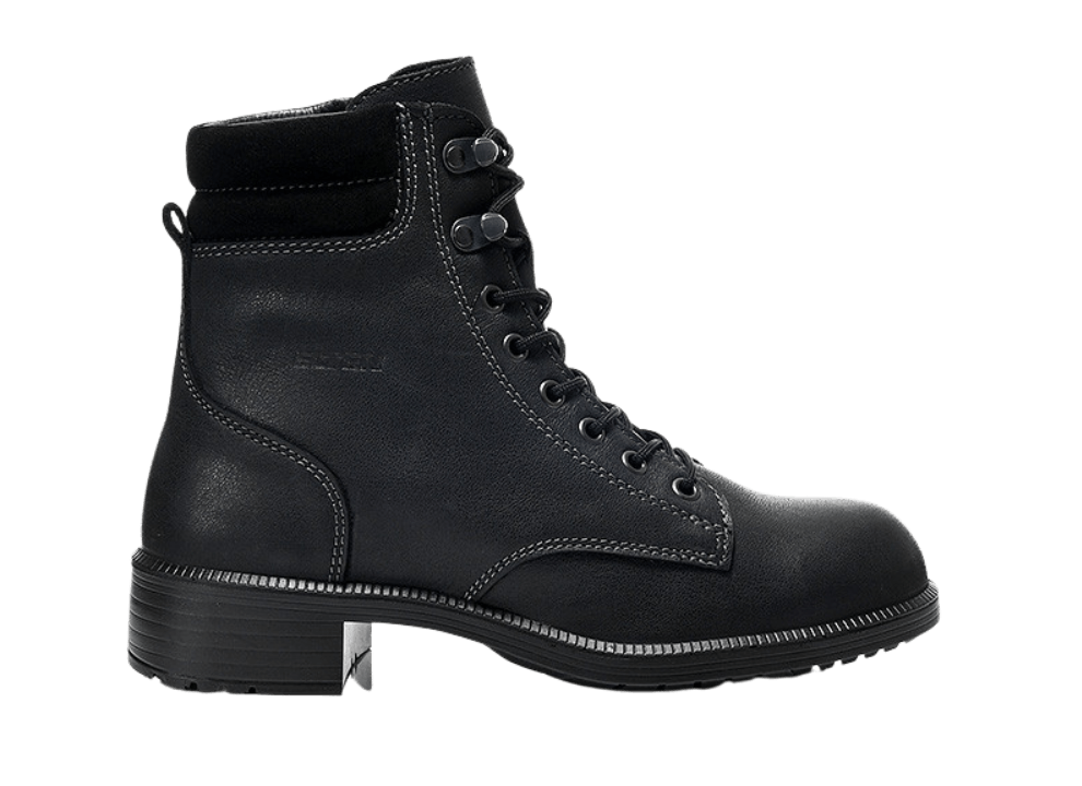 Side view Elten NIKOLA black Mid ESD S2