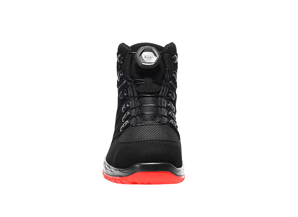 Voor aanzicht Elten MADDOX GTX W black-red mid ESD S3S CI