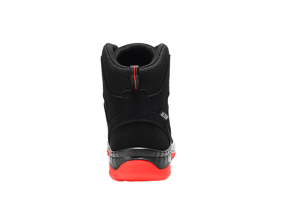 Rückansicht Elten MADDOX GTX W schwarz-rot mid ESD S3S CI