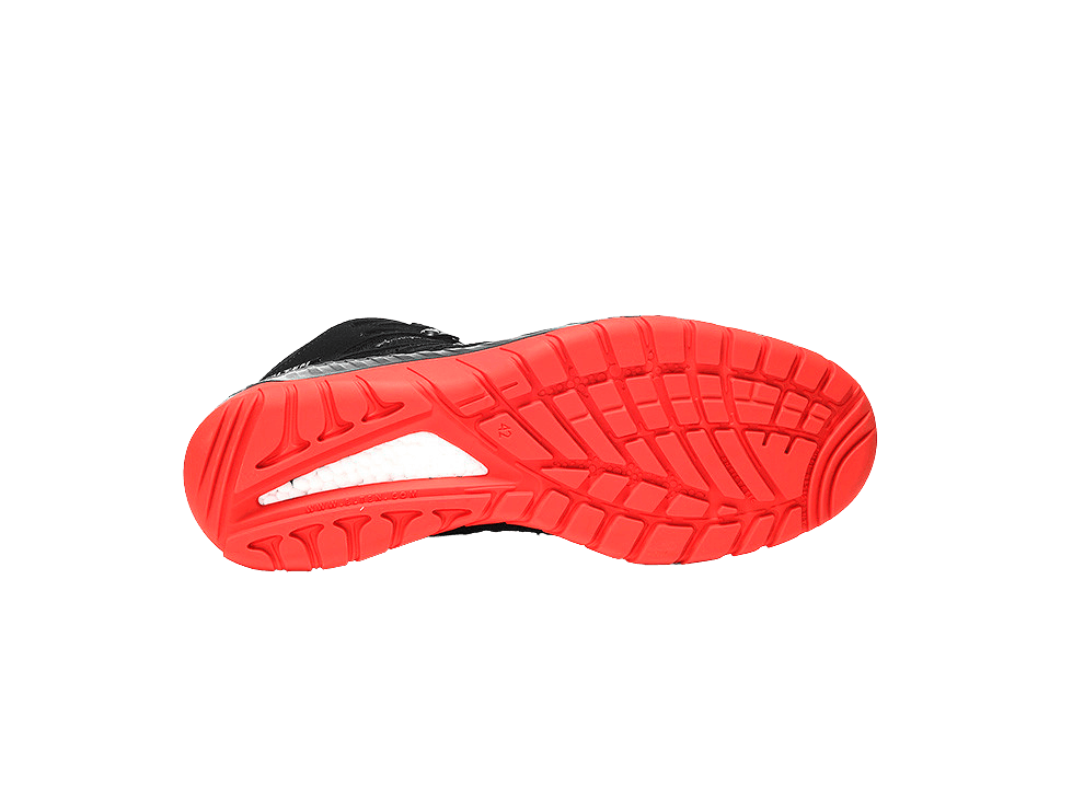 Sohlenansicht Elten MADDOX GTX W schwarz-rot mid ESD S3S CI