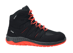 Side view Elten MADDOX black-red Mid ESD S3S