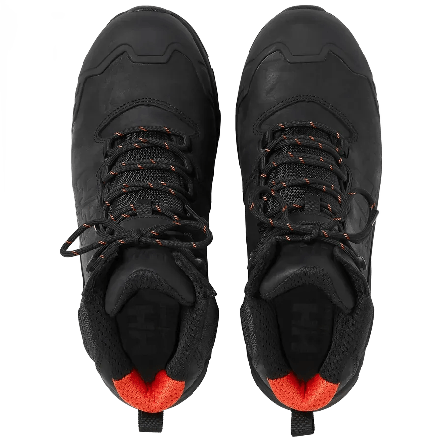 Boven aanzicht van een paar Helly Hansen Oxford mid werkschoenen
