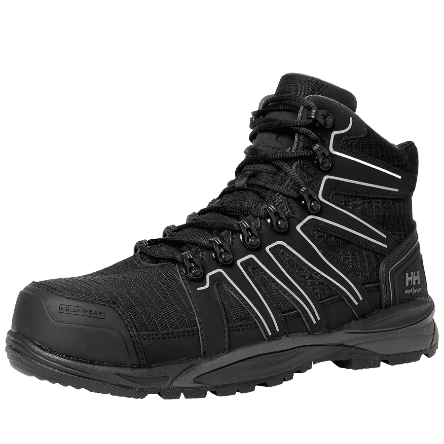 Left front view of Helly Hansen Manchester Mid S3S safety shoe