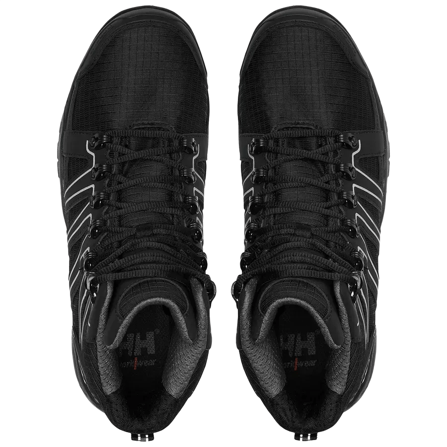 Boiven aanzicht Helly Hansen Manchester Mid S3S werkschoen