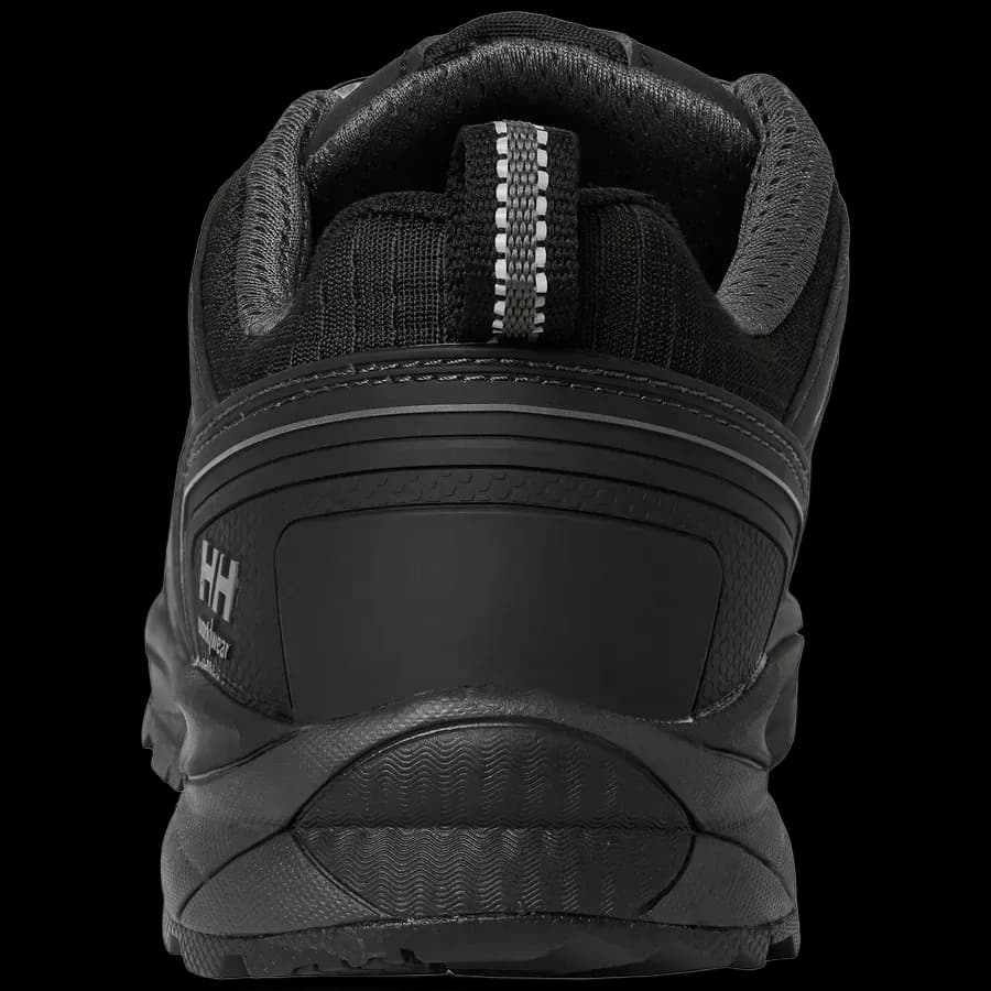 achter aanzicht van de hak van Helly Hansen Manchester low BOA werkschoen