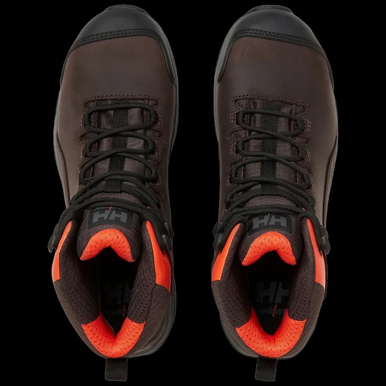 Bovenaanzicht een paar Helly Hansen Manchester werkschoenen