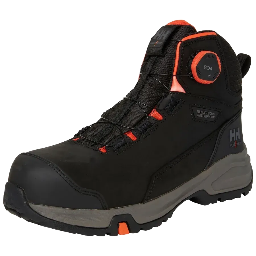 Left front view of Helly Hansen Manchester LTR Mid Boa S7S