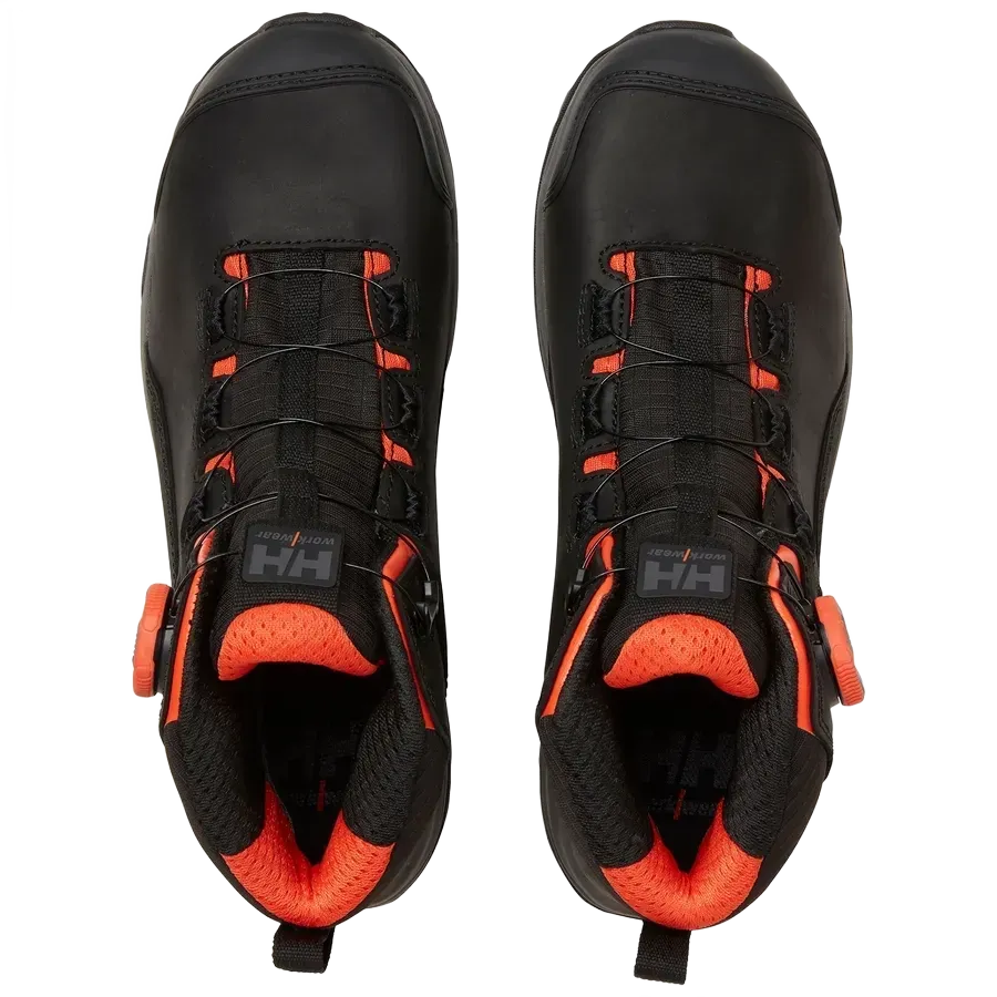 Top view of a pair of Helly Hansen Manchester LTR Mid Boa S7S