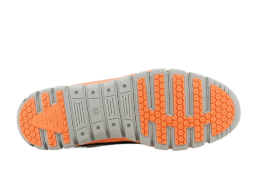 Sohlenansicht Safety Jogger Ligero Orange ESD SRC