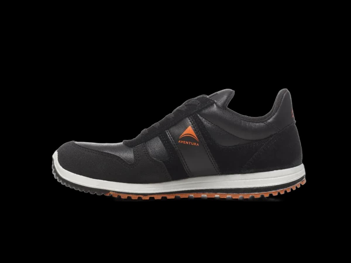 Linke Seitenansicht No RIsk Rider Niedrige Arbeitsschuhe