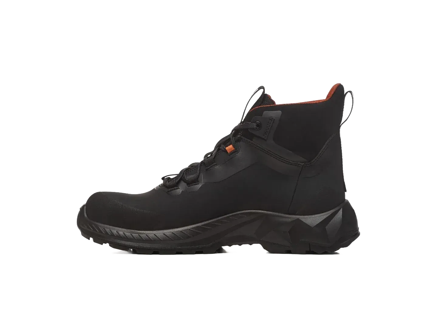 Linke Seitenansicht No Risk X-treme Black Sicherheitsschuh