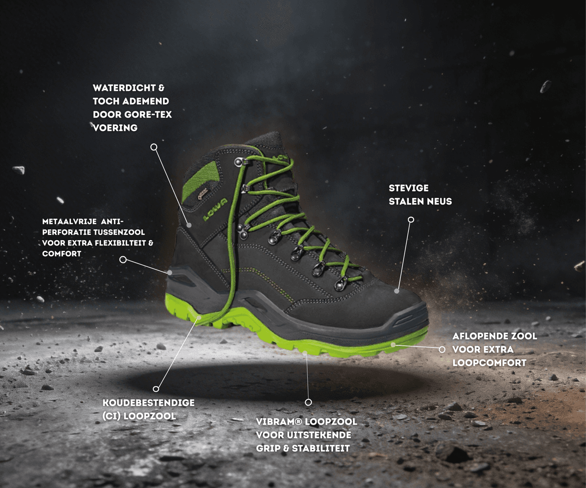 Specyfikacje Lowa Renegade Work Green