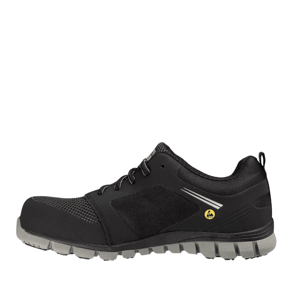 Left view Safety Jogger Ligero S1P ESD SRC black