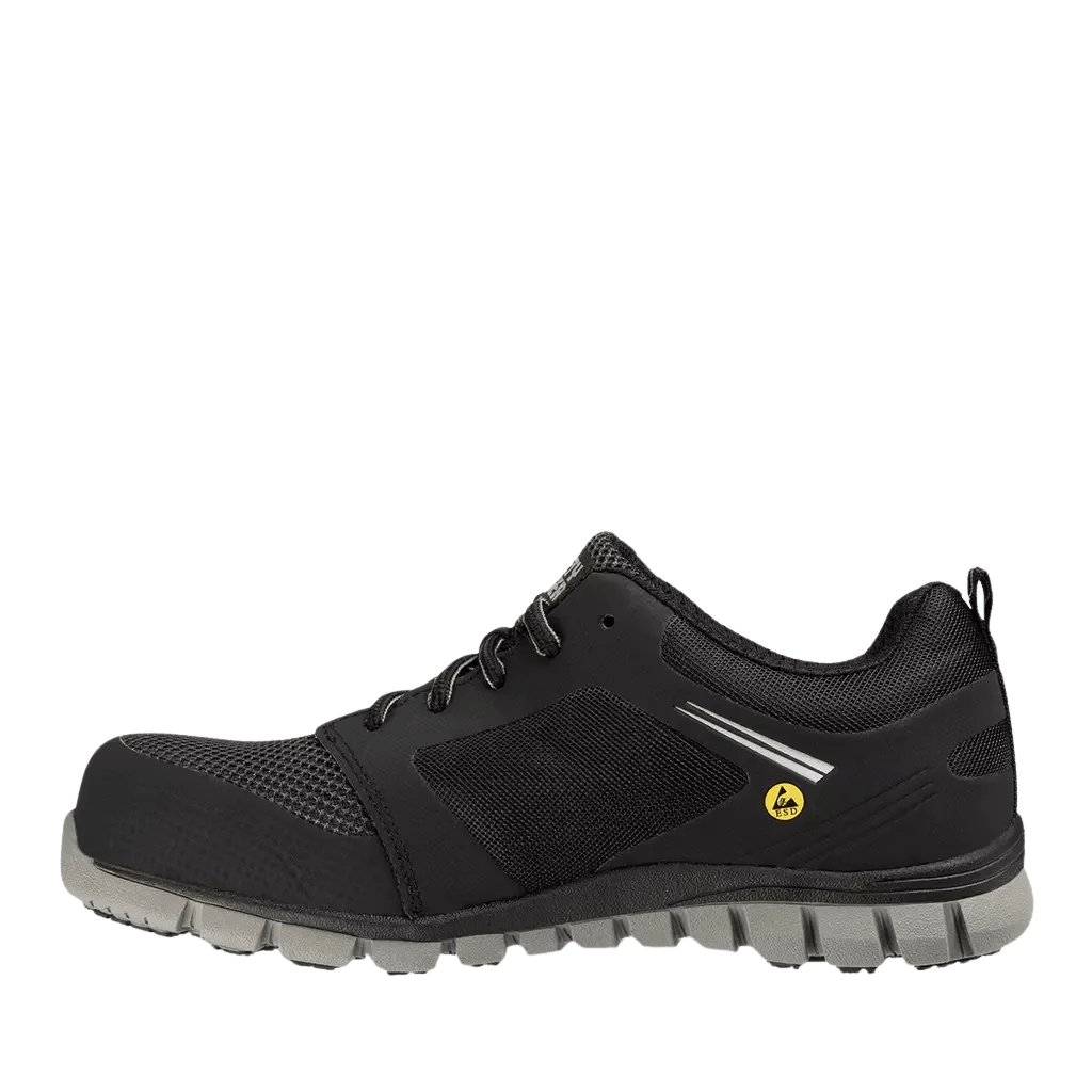 Left view Safety Jogger Ligero S1P ESD SRC black
