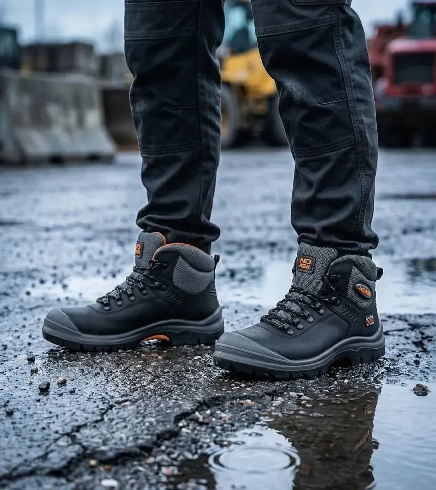 Sfeerafbeelding No Risk Blackrock Hoog op natte bouwplaats