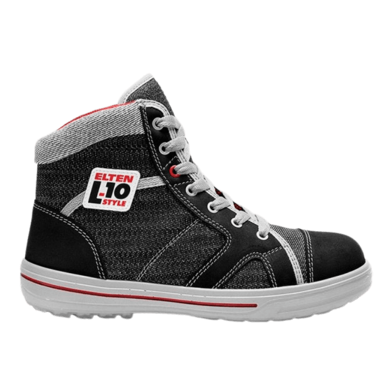 Right view of ELTEN safety shoe mid-high SENSATION Up Mid ESD S3S
