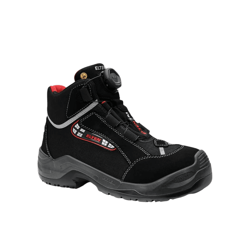Atmospheric image of ELTEN safety shoe mid-high SANDER BOA® ESD S3S