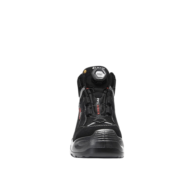 Front view of ELTEN safety shoe mid-high SANDER BOA® ESD S3S