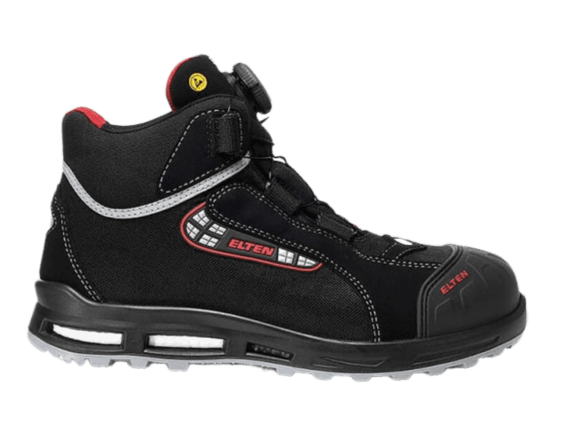 Right view of ELTEN safety shoe mid-high SANDER XXT Pro BOA® ESD S3S