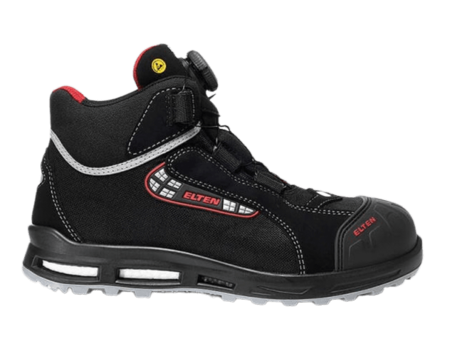 Prawy widok półwysokiego buta ochronnego ELTEN SANDER XXT Pro BOA® ESD S3S