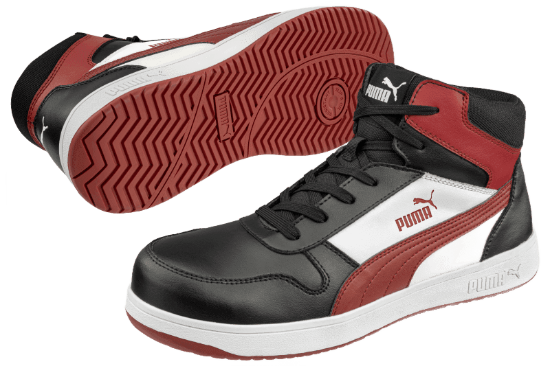 Puma Frontcourt Black/White/Red 630050 S3L - obrazek 4