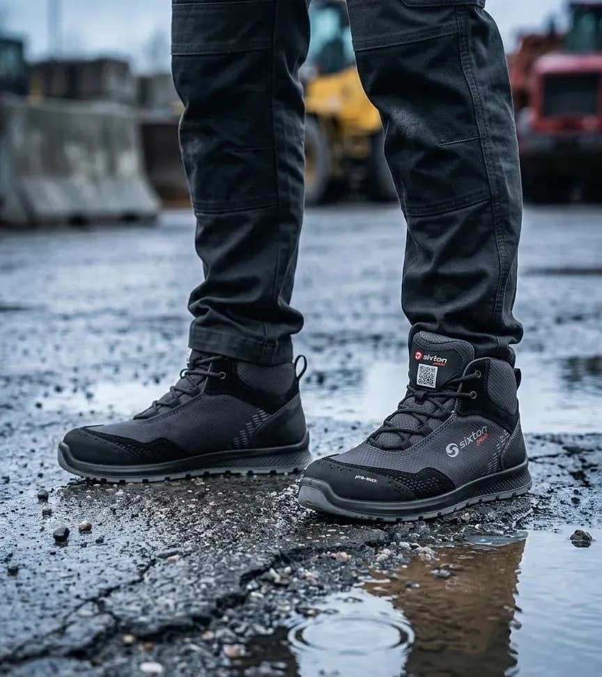 Sfeerafbeelding Sixton Auckland Hoog op natte bouwplaats