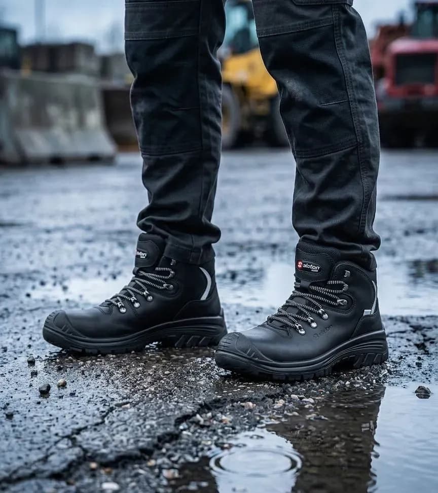 Sfeerafbeelding Sixton Corvara HDry op natte bouwplaats